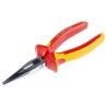 RS PRO Long Nose Plier, 160mm Overall Length, Chrome Finish, DuoTech Soft Grip, VDE 1000V Approved, Model 125-3072