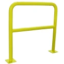 RS PRO Yellow Steel Safety Barrier Safety Railing 1m Length 1m Height 40mm Diameter 150mm Base Diameter Model 125-2180