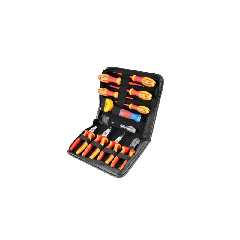 RS PRO 12 Piece Screwdriver & Plier Set VDE 1000V Approved for Electrical Work 125-3099
