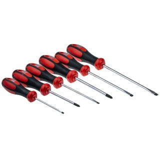 RS PRO Phillips, Slotted Standard Screwdriver Set, 6-Piece 125-3101