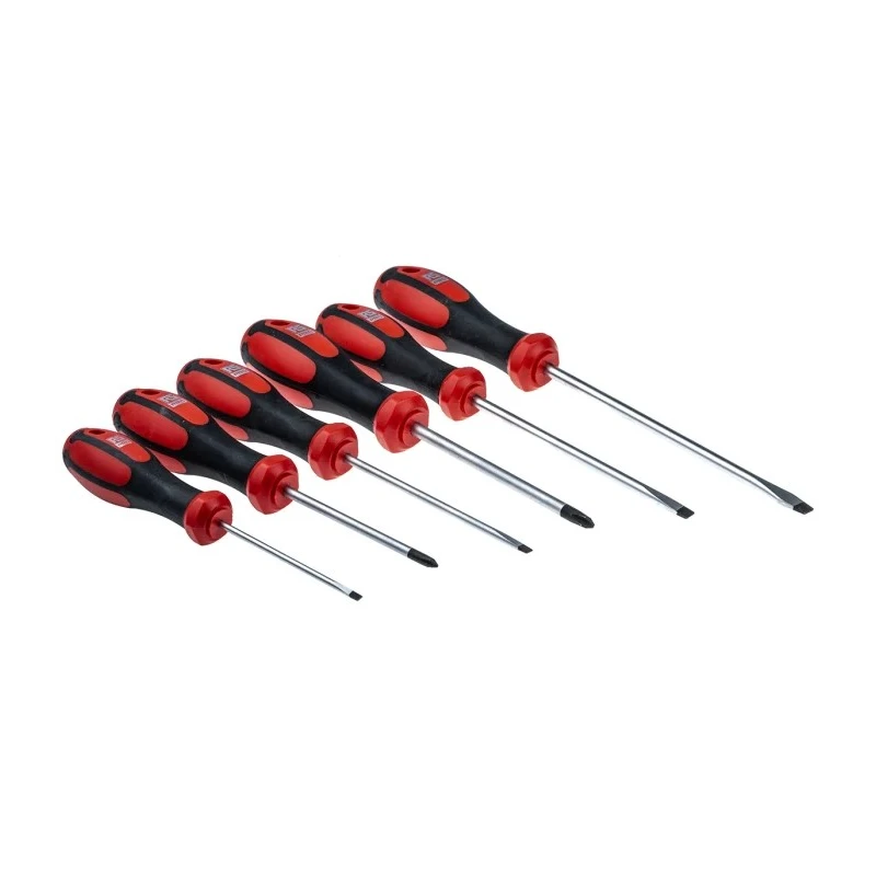 RS PRO Phillips, Slotted Standard Screwdriver Set, 6-Piece 125-3101