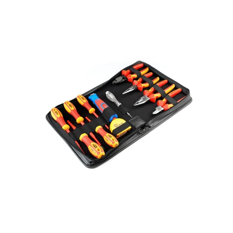 RS PRO 12 Piece Insulated Screwdriver & Plier Set VDE/1000V Approved Turkey 125-3100