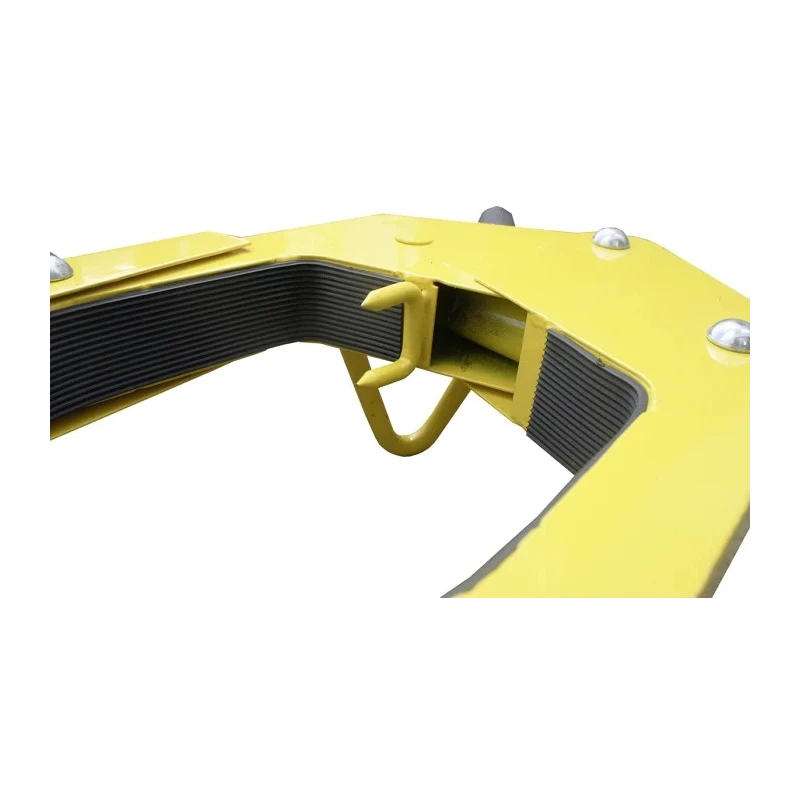 RS PRO Car Wheel Clamp Adjustable Articulated Arm Steel Construction Yellow Rustproof 800x300x240 mm 125-2185