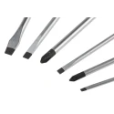 RS PRO Pozidriv, Slotted Standard Screwdriver Set, 6-Piece 125-3102