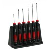 RS PRO Phillips, Slotted Precision Screwdriver Set, 6-Piece, Tip Sizes 1.5-3 mm & PH00-PH0 125-3106