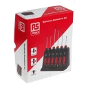 RS PRO Phillips, Slotted Precision Screwdriver Set, 6-Piece, Tip Sizes 1.5-3 mm & PH00-PH0 125-3106
