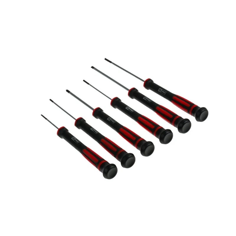 RS PRO Phillips, Slotted Precision Screwdriver Set, 6-Piece, Tip Sizes 1.5-3 mm & PH00-PH0 125-3106