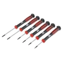 RS PRO Precision Torx Screwdriver Set 6-Piece with Chrome Vanadium Molybdenum Steel Blades 125-3108