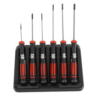 RS PRO Pozidriv Precision Screwdriver Set 6-Piece Electronics Slotted and Pozidriv Turkey 125-3107
