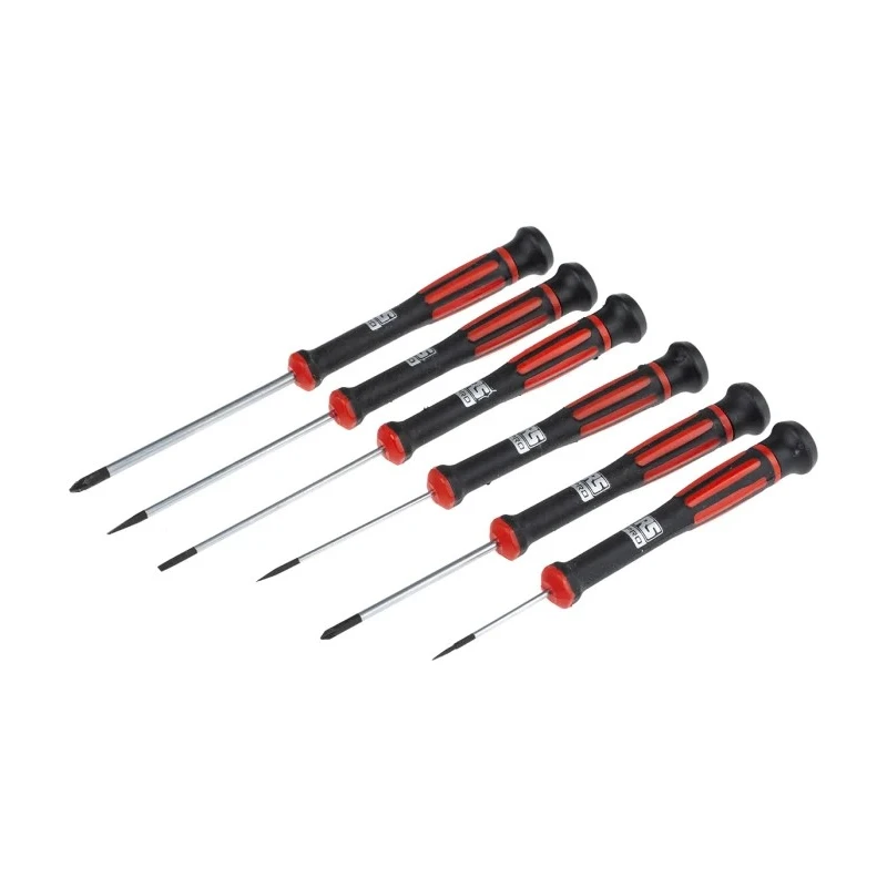 RS PRO Pozidriv Precision Screwdriver Set 6-Piece Electronics Slotted and Pozidriv Turkey 125-3107