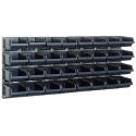 Raaco Polypropylene Storage Bin Galvanised, 184 mm Depth x 1040 mm Width x 440 mm Height 139182