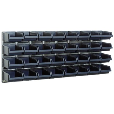 Raaco Polypropylene Storage Bin Galvanised, 184 mm Depth x 1040 mm Width x 440 mm Height 139182