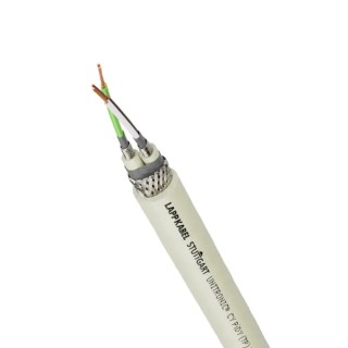 Lapp UNITRONIC CY PiDY Screened Control Cable, 16 Cores 0.25mm² 24 AWG Stranded Copper Conductors, Grey PVC Sheath 0034256