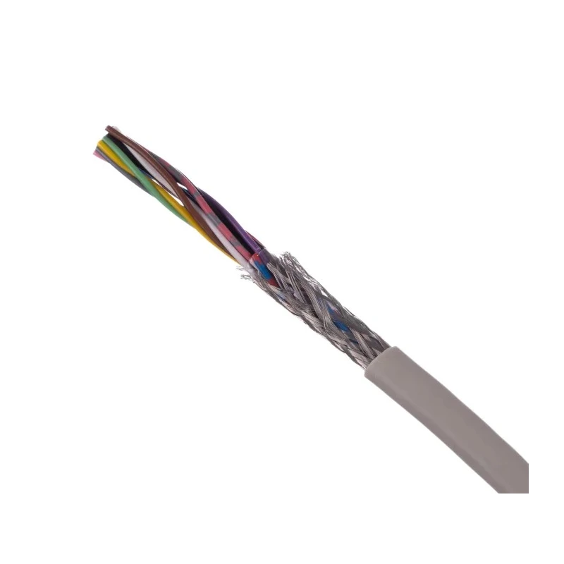 Lapp UNITRONIC LiYCY Series Twisted Pair Cable 6 Pairs 12 Cores 0.25 mm² 100 m Grey Sheath Polyvinyl Chloride 0035803