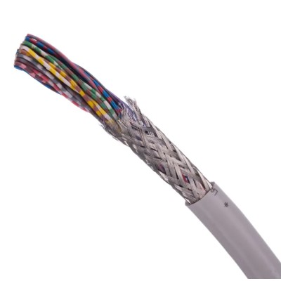 Lapp UNITRONIC LiYCY Series Twisted Pair Cable 16 Pairs 32 Cores 0.5 mm² 50 m Grey Sheath Polyvinyl Chloride 0035817