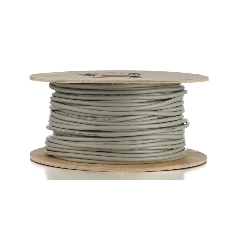 Lapp UNITRONIC LiYCY Series Twisted Pair Cable 4 Pairs 8 Cores 0.25 mm² 100 m Grey Sheath Polyvinyl Chloride 0035802