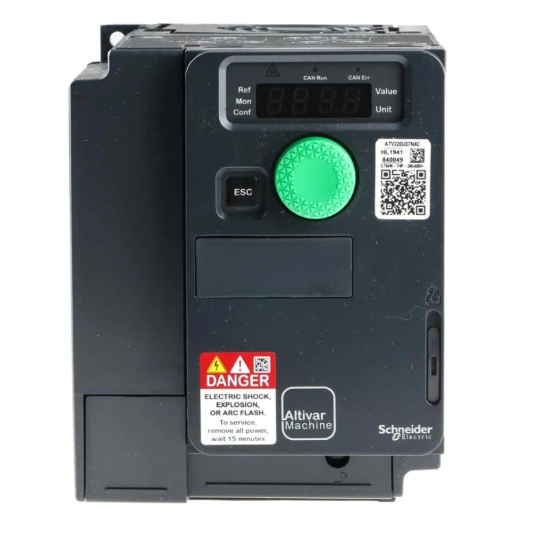 Schneider Electric Variable Speed Drive 750W 3 Phase 400V AC 2.3A Altivar Series ATV320U07N4C
