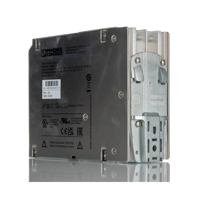 Phoenix Contact TRIO POWER Switched Mode Three Phase DIN Rail Power Supply 240W 29.5V DC, 10A Output 2866459