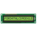 Fordata Alphanumeric LED LCD Alphanumeric Display Green Yellow on Yellow Green 1 Row By 16 FC1601B00-FHYYBW-51SE