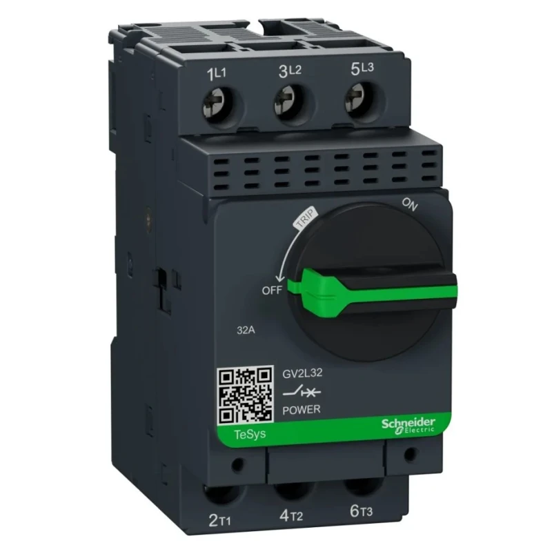 Schneider Electric Motor Protection Circuit Breaker 23A to 32A, 3 Poles, Thermal Magnetic, 690V, IP20, -20°C to 60°C GV2L32