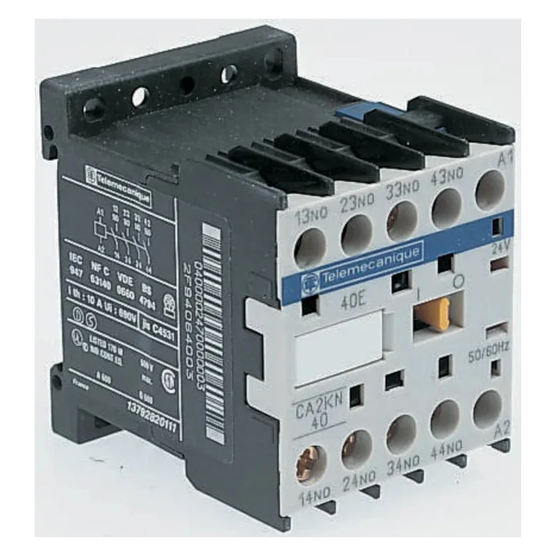 Schneider Electric CA2KN Contactor, 4-Pole, 10A 400V Coil, 2 NO/2 NC Contacts, 690V AC CA2KN22V7