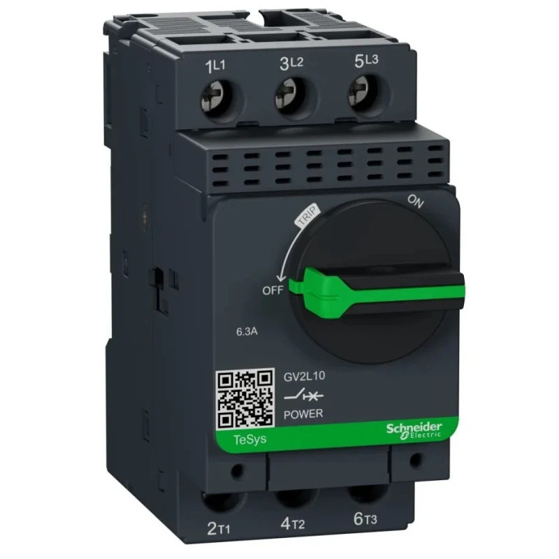 Schneider Electric Motor Protection Circuit Breaker, 4A 6A Current Rating, 690V AC, Thermal Magnetic Sensing, 3 GV2L10
