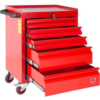 RS PRO 5 Drawer Wheeled Tool Chest with 160 Tools Included Turkey Origin 125-3048