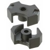 TDK N48 RM 6 Transformer Ferrite Core, 250 nH, For Transformers and Resonant Circuit Inductors B65807N0250A048