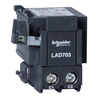 Schneider Electric 230V AC/DC Remote Tripping Device Circuit Trip for Use with LR3D Series, LRD Series LAD703M