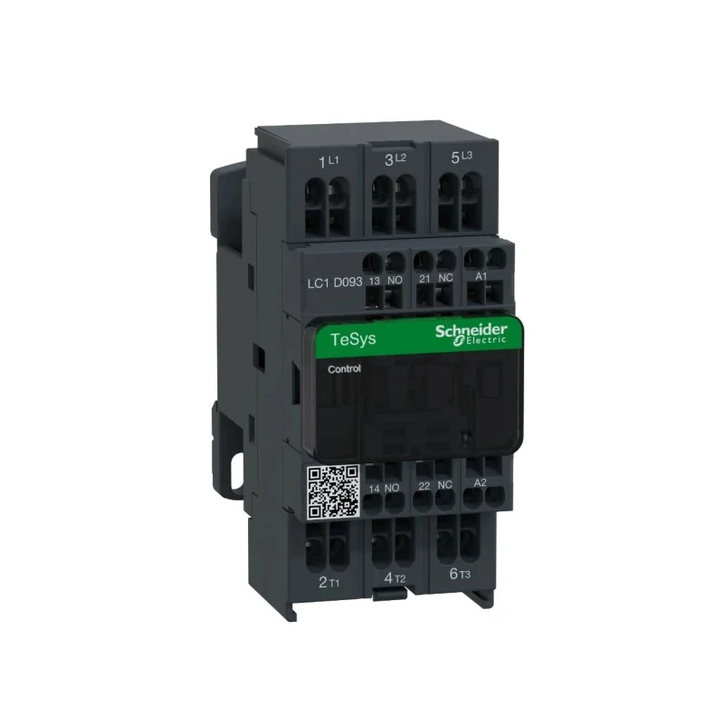 Schneider Electric LC1D Contactor 24V AC Coil 3-Pole 9 A 4 kW 3 NO 690V AC LC1D093B7
