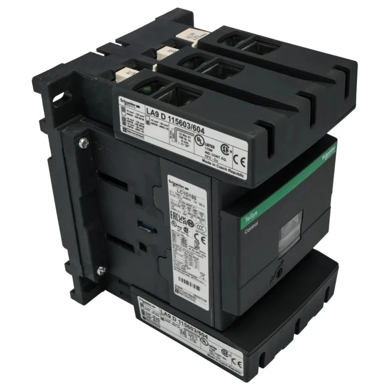 Schneider Electric LC1D300V Contactor 115V AC Coil, 3-Pole, 150 A, 80 kW Power Rating LC1D150FE7
