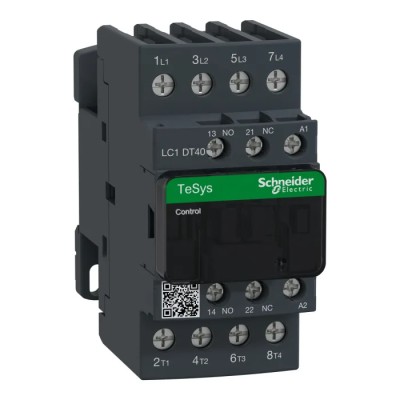 Schneider Electric LC1D Series Contactor, 48V AC Coil, 4-Pole, 40 A, 1.56 W Coil Power LC1DT40E7