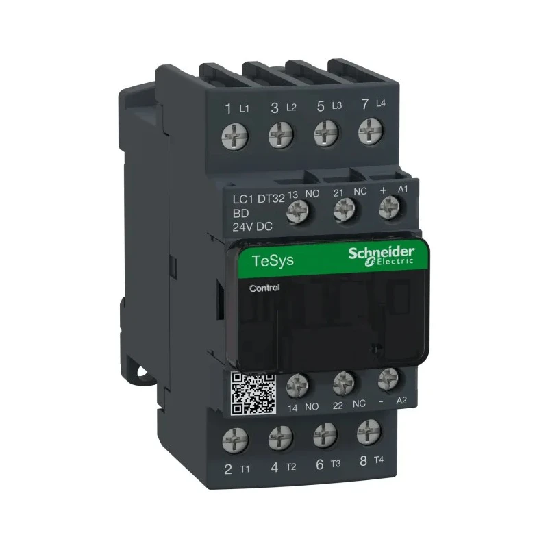 Schneider Electric LC1D Contactor 24V DC Coil 4-Pole 32A 5.4W 4 NO 690V AC LC1DT32BD