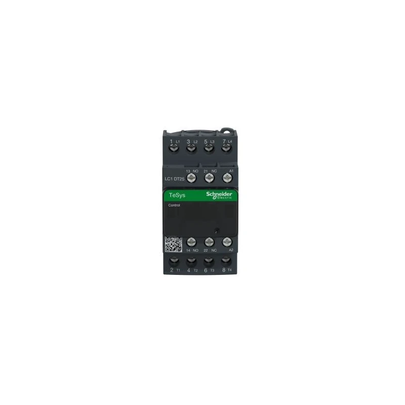Schneider Electric LC1DT25E7 LC1D Contactor 48V AC Coil 4-Pole 25A 1.56W, 4 NO, 690V AC
