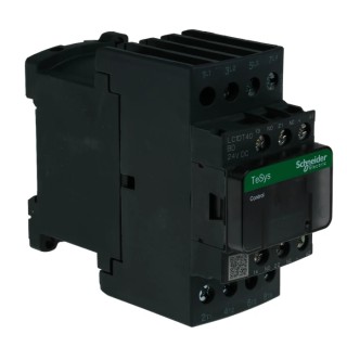 Schneider Electric LC1D Contactor 4-Pole 40A 690V AC, 24V DC Coil, 1.56W Power LC1DT40BD