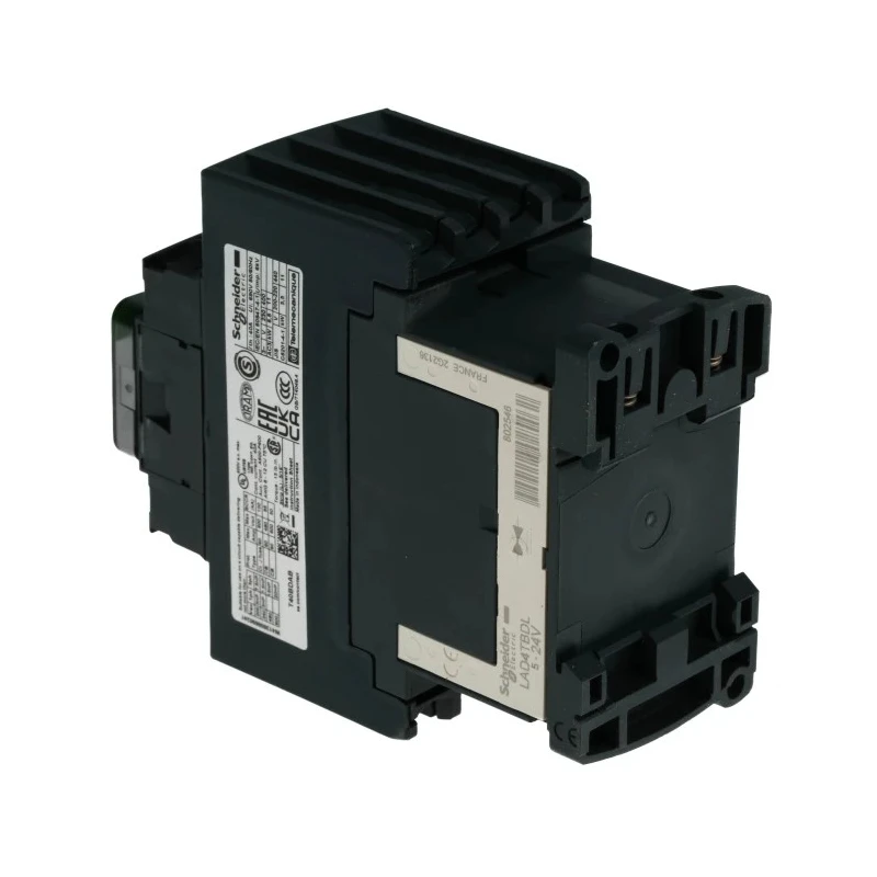Schneider Electric LC1D Contactor 4-Pole 40A 690V AC, 24V DC Coil, 1.56W Power LC1DT40BD