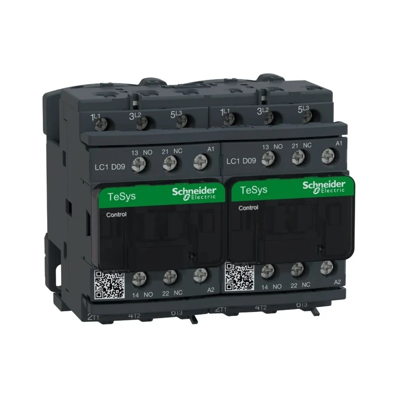 Schneider Electric TeSys D 3-Pole Contactor, 110V AC Coil, 9A, 4kW, 3 NO Auxiliary Contacts LC2D09F7