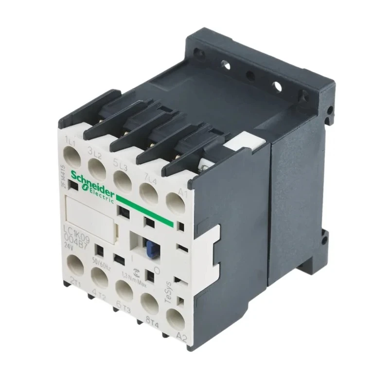 Schneider Electric LC1K TeSys K Series Contactor 24V AC Coil, 4-Pole, 9A, 1.3W Power, 690V AC LC1K09004B7