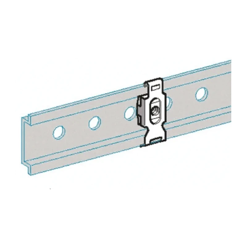Schneider Electric Steel M5 Zinc Chromate Finish Captive Nut AF1CG5 2m Length EN 50022 Standard AF1CG5