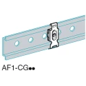 Schneider Electric Steel M5 Zinc Chromate Finish Captive Nut AF1CG5 2m Length EN 50022 Standard AF1CG5