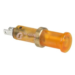 Schneider Electric Yellow Panel Mount Indicator Harmony Series, 8 mm Mount Hole, Screw Termination, IP65/IP40, 24V XVLA235