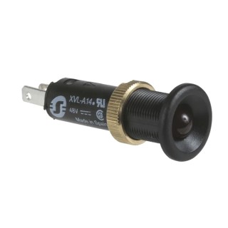Schneider Electric Red Panel Mount Indicator Harmony Series, 8 mm Mount Hole, Screw Termination, IP40 IP65, 48V XVLA144