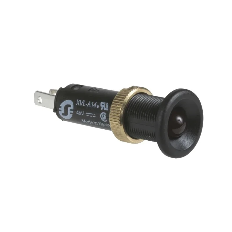 Schneider Electric Red Panel Mount Indicator Harmony Series, 8 mm Mount Hole, Screw Termination, IP40 IP65, 48V XVLA144