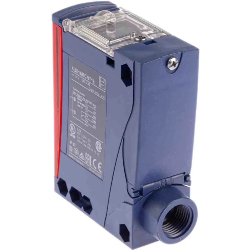 Telemecanique Sensors Retroreflective Photoelectric Sensor Block, 14 m Detection Range, Relay Output, IP65 & XUX1ARCNT16