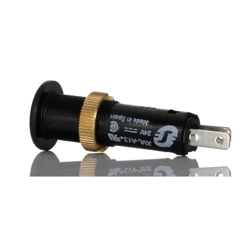 Schneider Electric Yellow Panel Mount Indicator Harmony Series, 8 mm Mount Hole, Screw Termination, IP65/IP40, 24V XVLA135