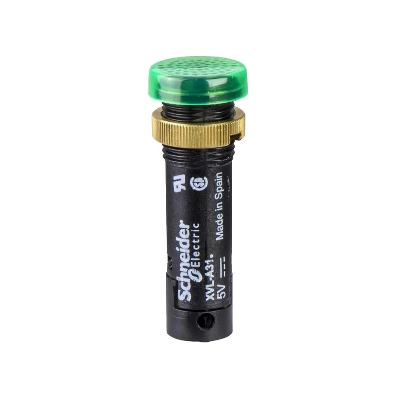 Schneider Electric Green Panel Mount Indicator Harmony Series, 12 mm Mount Hole, Screw Termination, IP40/IP65, 12V XVLA323