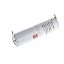 RS PRO 2.4 V NiCd Rechargeable Battery Pack, 4 Ah, D Size, 2 Cells, Tag Terminals 125-3434