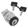 Schneider Electric Harmony 3-Position Key Switch Head, Latching, 22 mm Cutout ZB4BG312