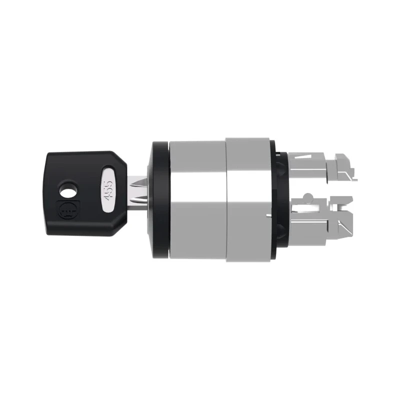 Schneider Electric Harmony 2-position Key Switch Head, Latching Operation, 22 mm Cutout ZB4BG214