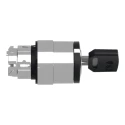 Schneider Electric Harmony 2-position Key Switch Head, Latching Operation, 22 mm Cutout ZB4BG214